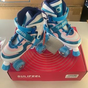 Sulifeel In-line Roller Skates Size 13c-3y